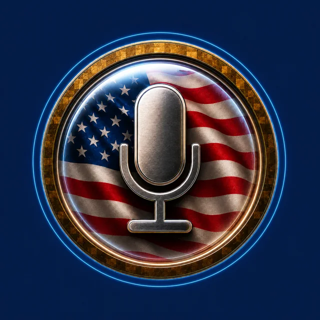 CarPlay and Android Auto badge. The microphone badge that marks Coach Jeff in the car.